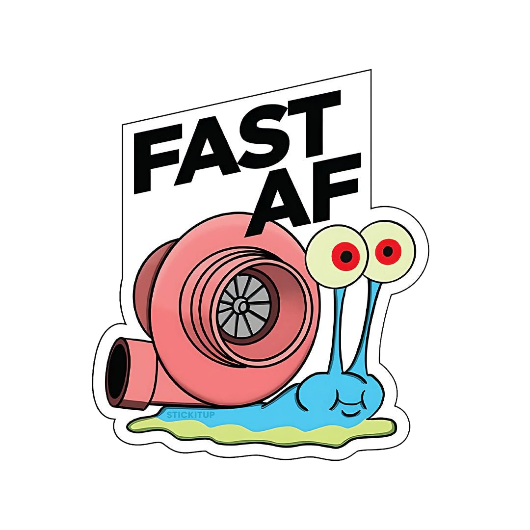 Fast Af Sticker